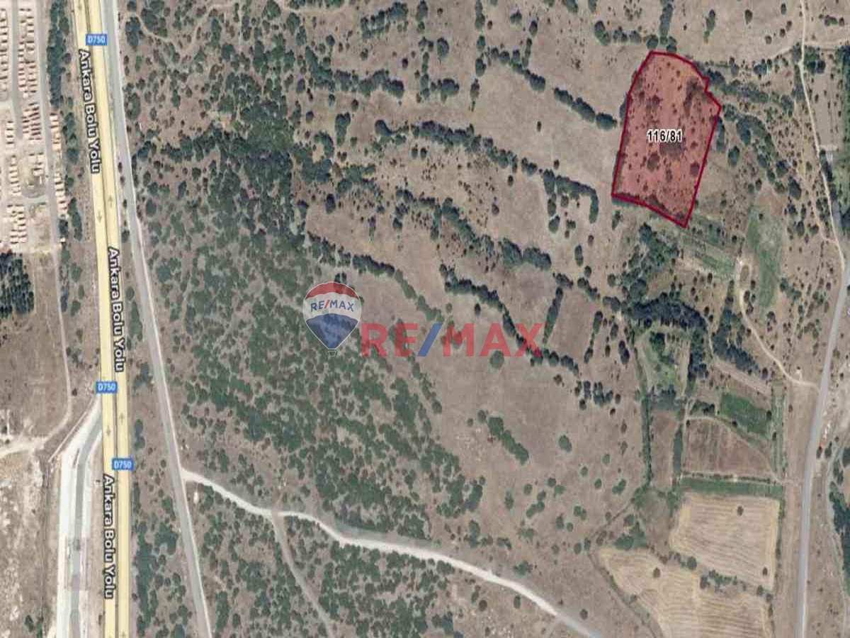 ANKARA KIZILCAHAMAM ÜÇBAŞ'DA ANA YOLA YAKIN 12.116 M² TARLA