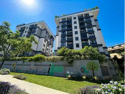 ATAŞEHIR ESATPAŞA GARDEN LIFE SITESI'NDE SATILIK 2+1 LÜKS DAIRE