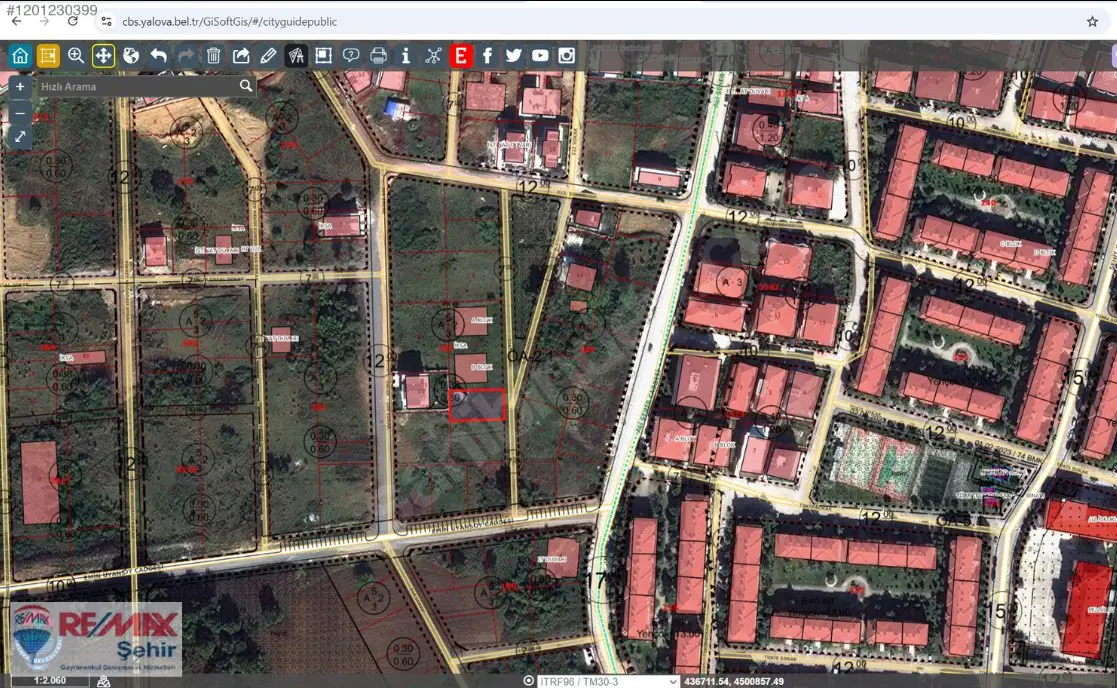 HACIMEHMET TOKİ LERİN ÜSTÜNDE ÖZEL KONUMLU SATILIK 500M2 PARSEL