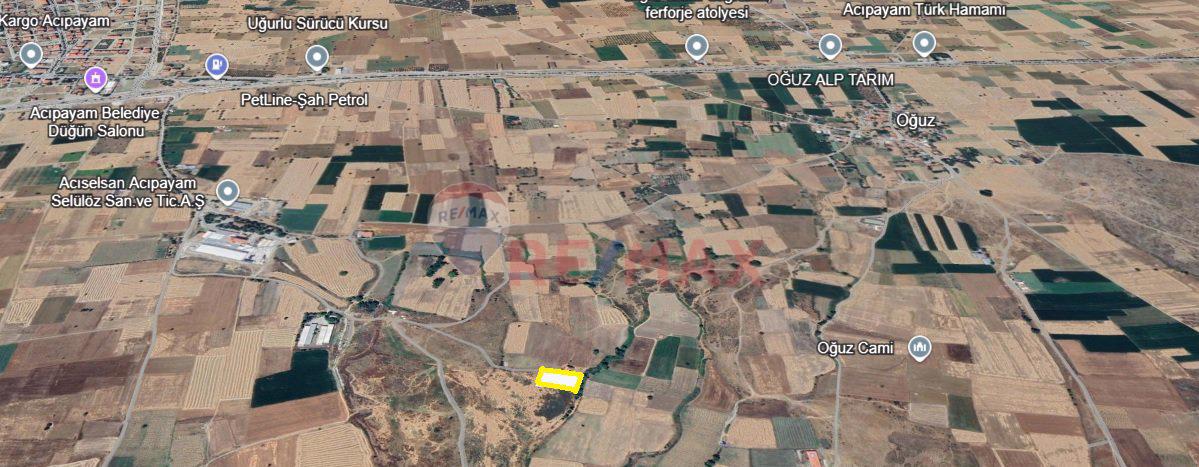 REMAX ACIPAYAM-OĞUZ, ANTALYA YOLU YAKINI, 2550 m2 SATILIK TARLA