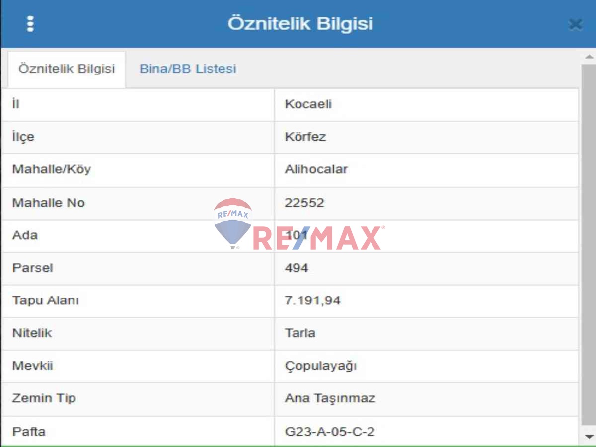 KÖRFEZ ALİHOCALAR'DA SATILIK MÜSTAKİL KADASTRO YOLU 7191M2 TARLA