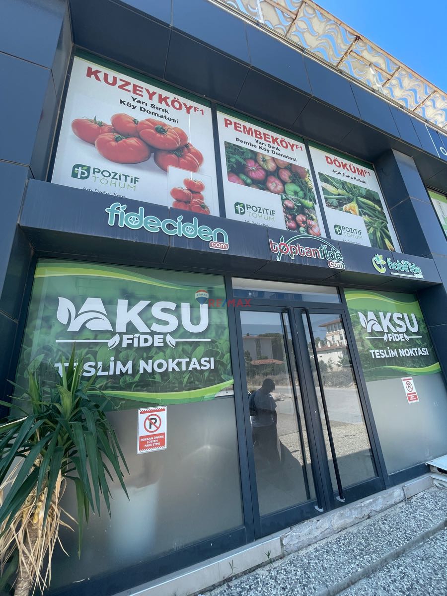 AKSU BARBAROS’ TA HÜKÜMET KONAĞI YAKINI DA 180 M2 KİRALIK DÜKKAN