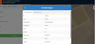 TEMELLİ ÇOKÖREN SATILIK TARLA 32852 M2