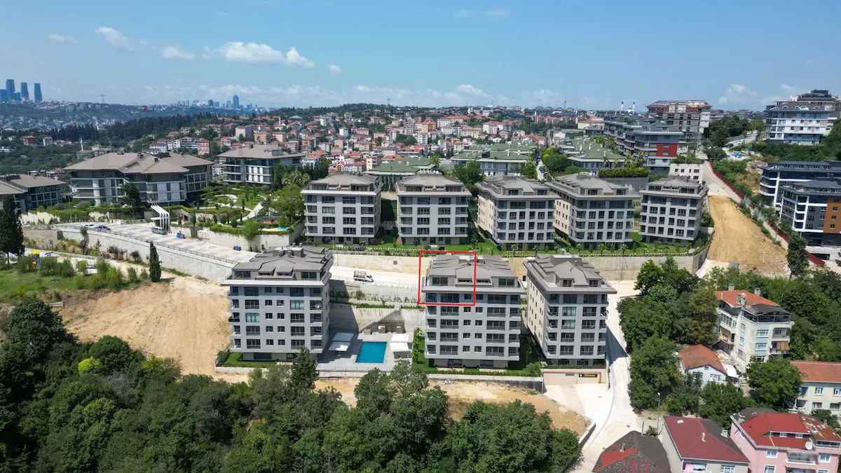 ÇENGELKÖY MEDA TERRACE’TA 4+1 ÇATI PİYESLİ, TERASLI SATILIK DAİRE 2