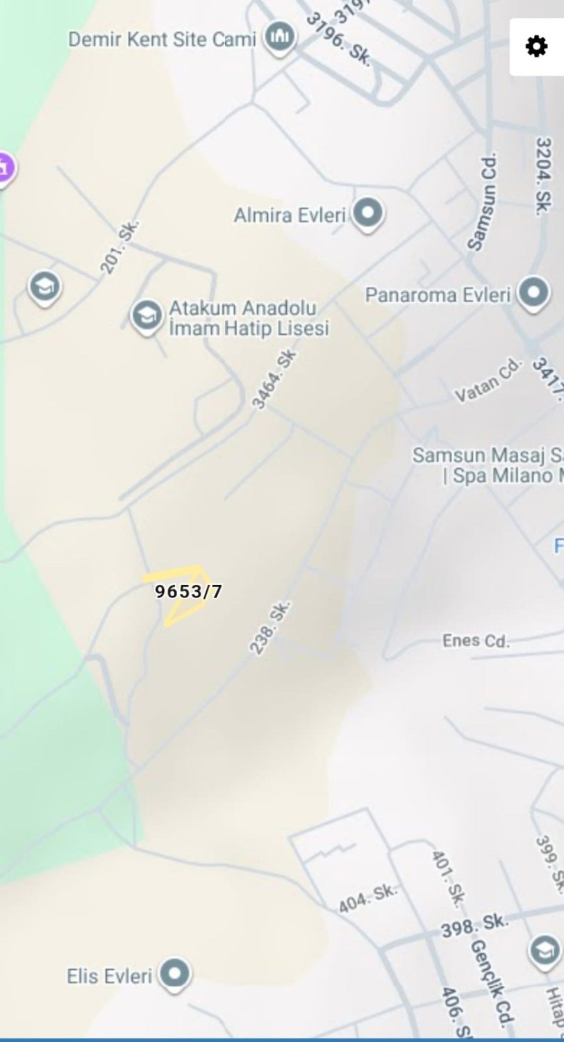 ALANLI'DA PARSELİZASYONU YAPILMIŞ TARLA HİSSESİ