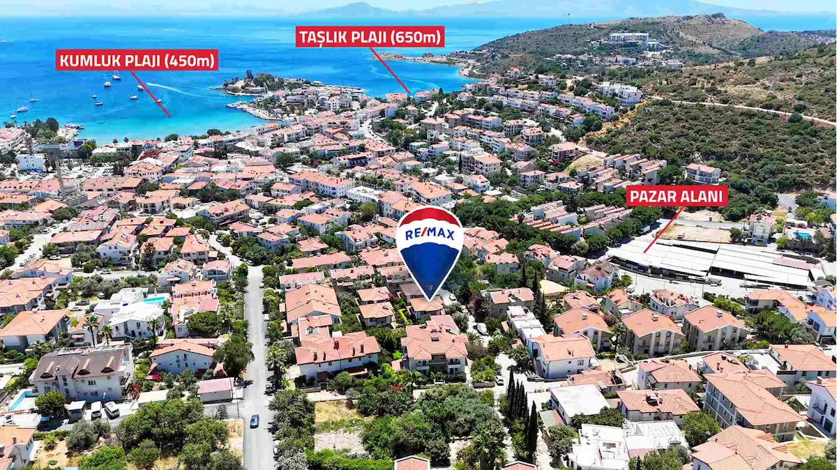 DATÇA MERKEZ | TAM MÜSTAKİL | 3+1 SATILIK VİLLA | 250 M² ARSA PAYI | YÜRÜME MESAFESİ