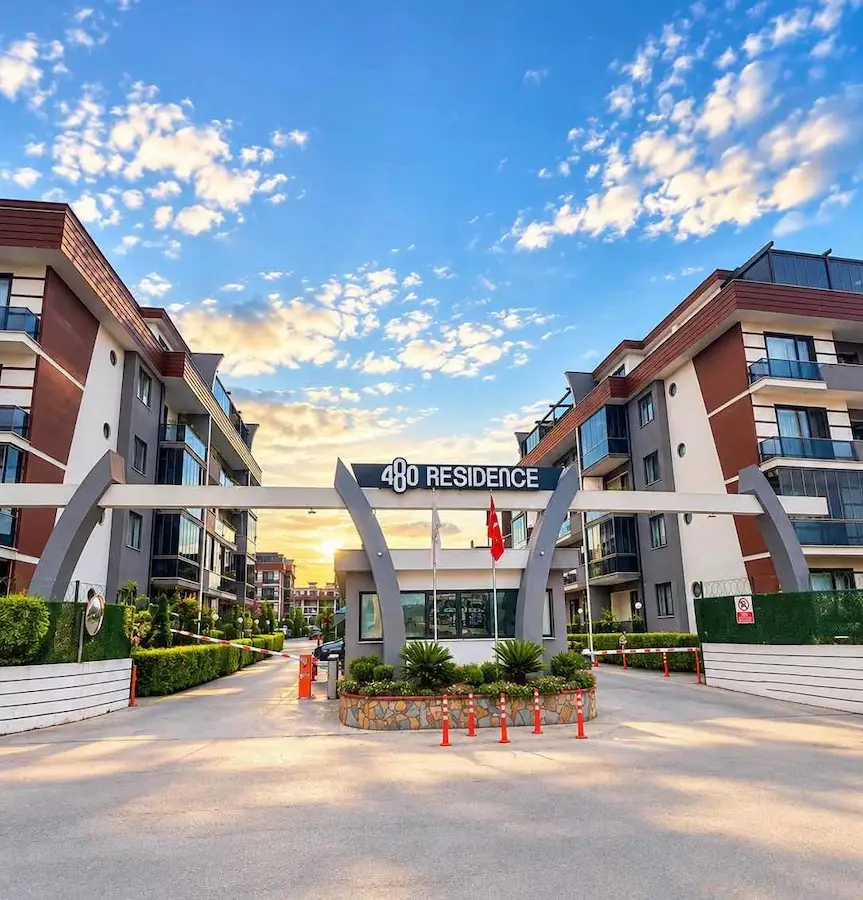 480 RESİDENCE SİTESİNDE SATILIK 2+1 HAVUZ CEPHELİ DAİRE