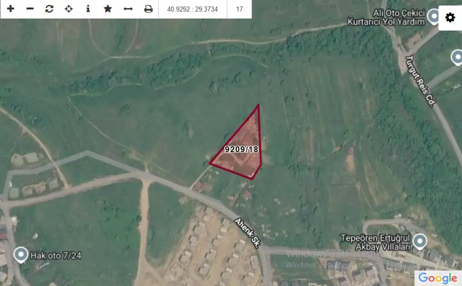 TUZLA TEPEÖRENDE SATILIK YATIRIMLIK 790 M2 HİSSELİ ARSA.