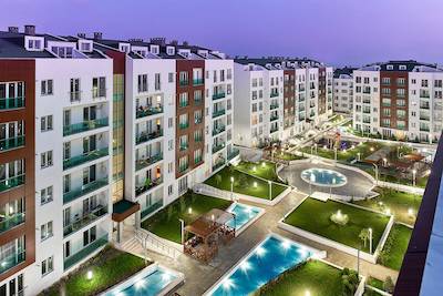 █ BEYLİKDÜZÜ AHENK İSTANBUL'DA ARA KAT,BOŞ,PEYZAJ CEPHE,ANKASTRELİ 1+1 █