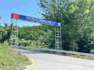 HENDEK ESKIBIÇKI'DA 57 DÖNÜM FINDIK BAHÇESI & KARGIR EV