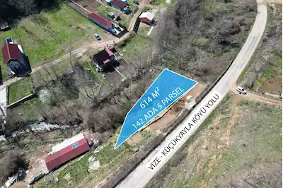 KIRKLARELİ VİZE’DE KREDİYE UYGUN BAĞ & BAHÇE NİTELİĞİNDE ARSA TAPULU ARAZİ
