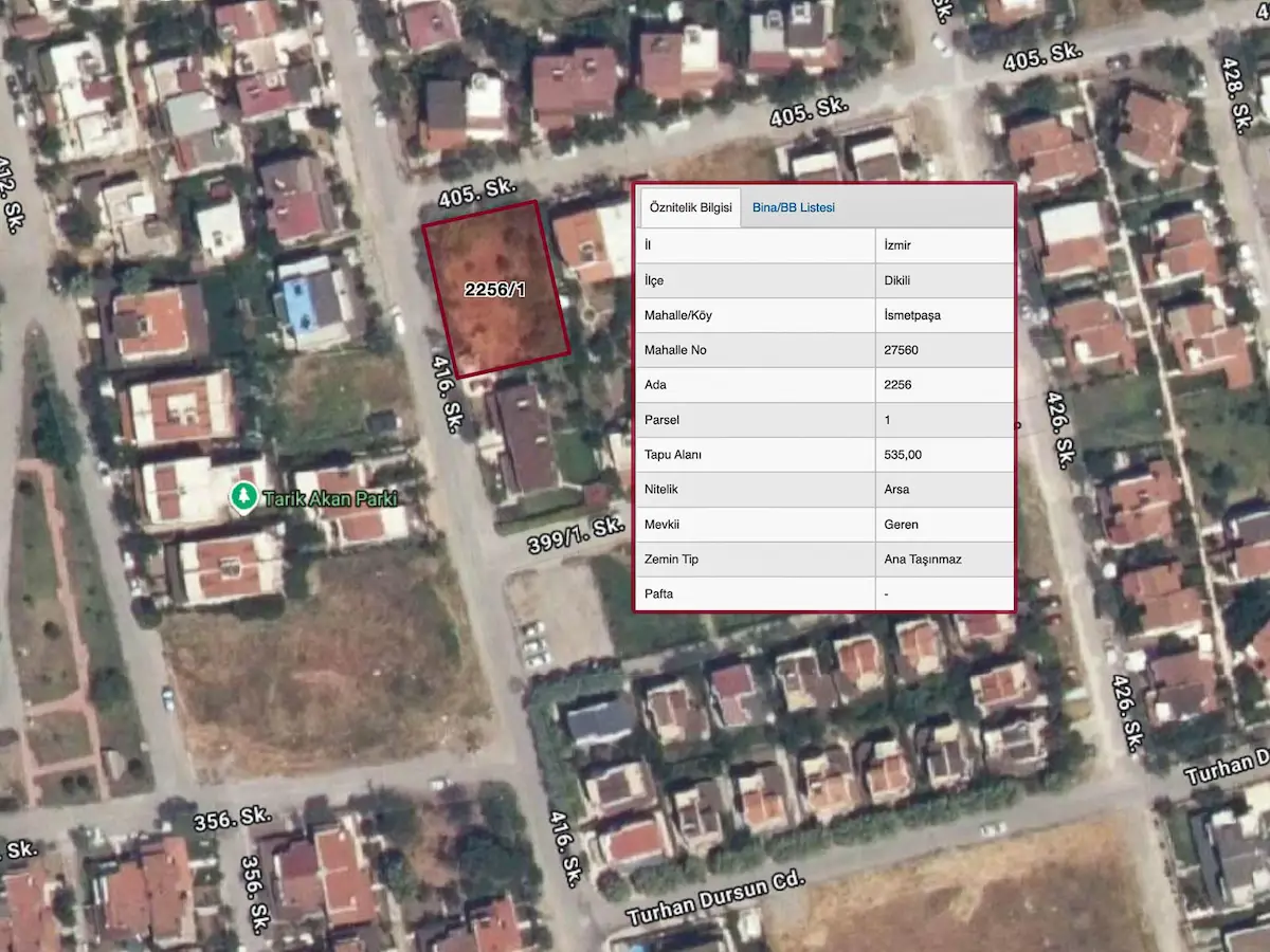 DİKİLİ CUMHURİYET MUHTEŞEM LOKASYON 535 METREKARE SATILIK ARSA