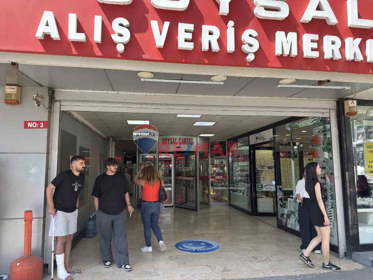 KIZILAY SOYSAL ÇARŞIDA TABELA DEĞERİ YÜKSEK 60 M2 SATILIK DÜKKAN