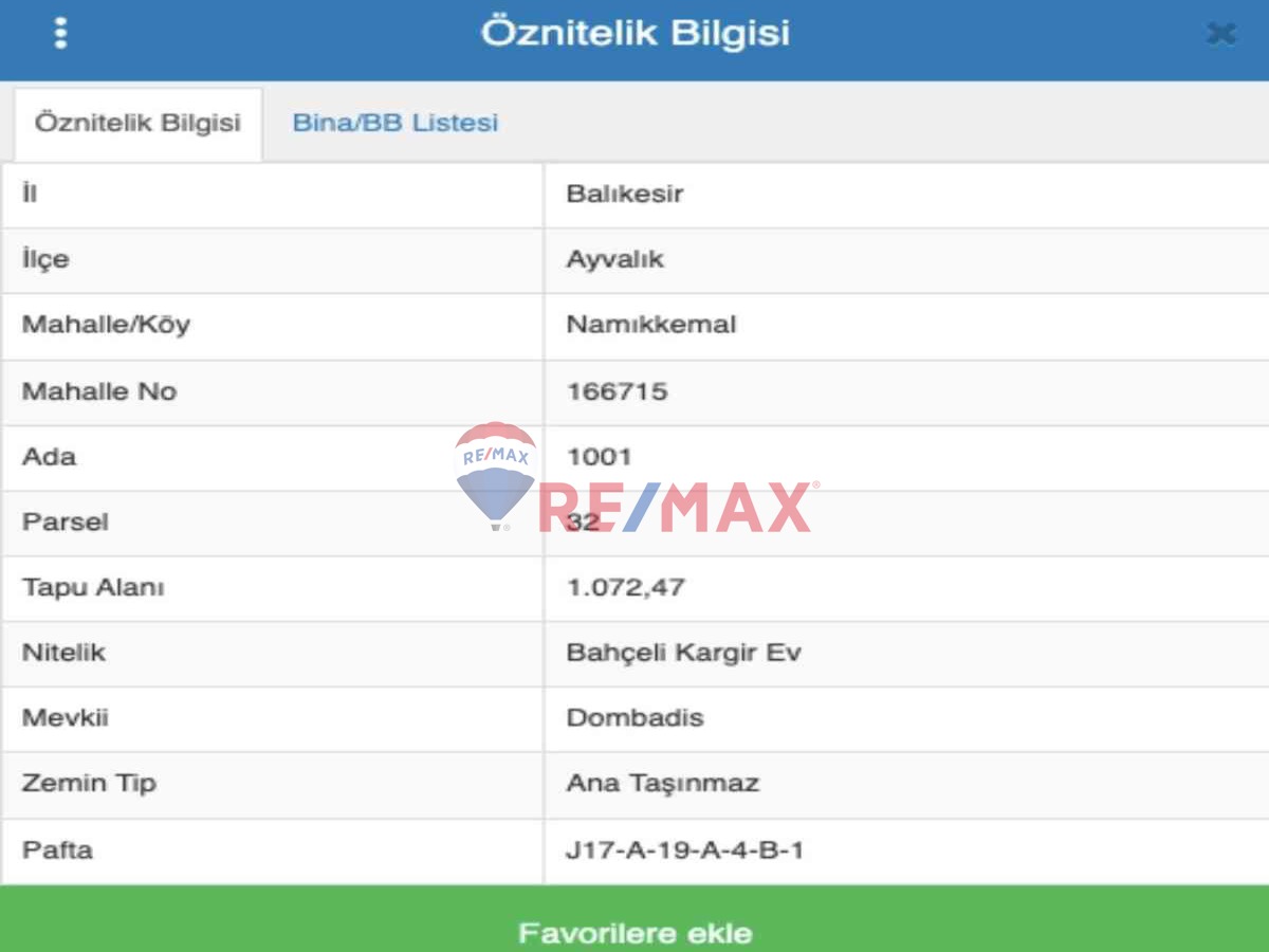 CUNDA ADASINDA MERKEZI KONUMDA SATILIK ARSA