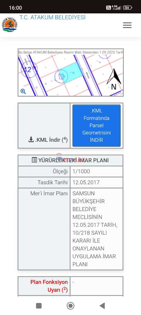 REMAX PARLA GAYRİMENKUL DEN 925 M2 2 PARSEL KONUT İMARLI ARSA