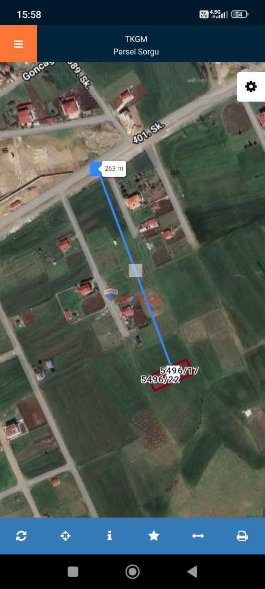 REMAX PARLA GAYRİMENKUL DEN 925 M2 2 PARSEL KONUT İMARLI ARSA