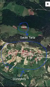 ATAKUM'DA GÜNEY KÖYÜNE YAKIN SATILIK TARLA