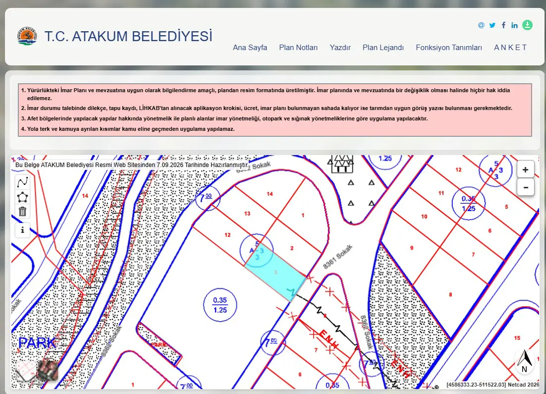 HAKAN BABAKARDEŞ'TEN | TAFLAN'DA SATILIK VILLALIK ARSA 398M2