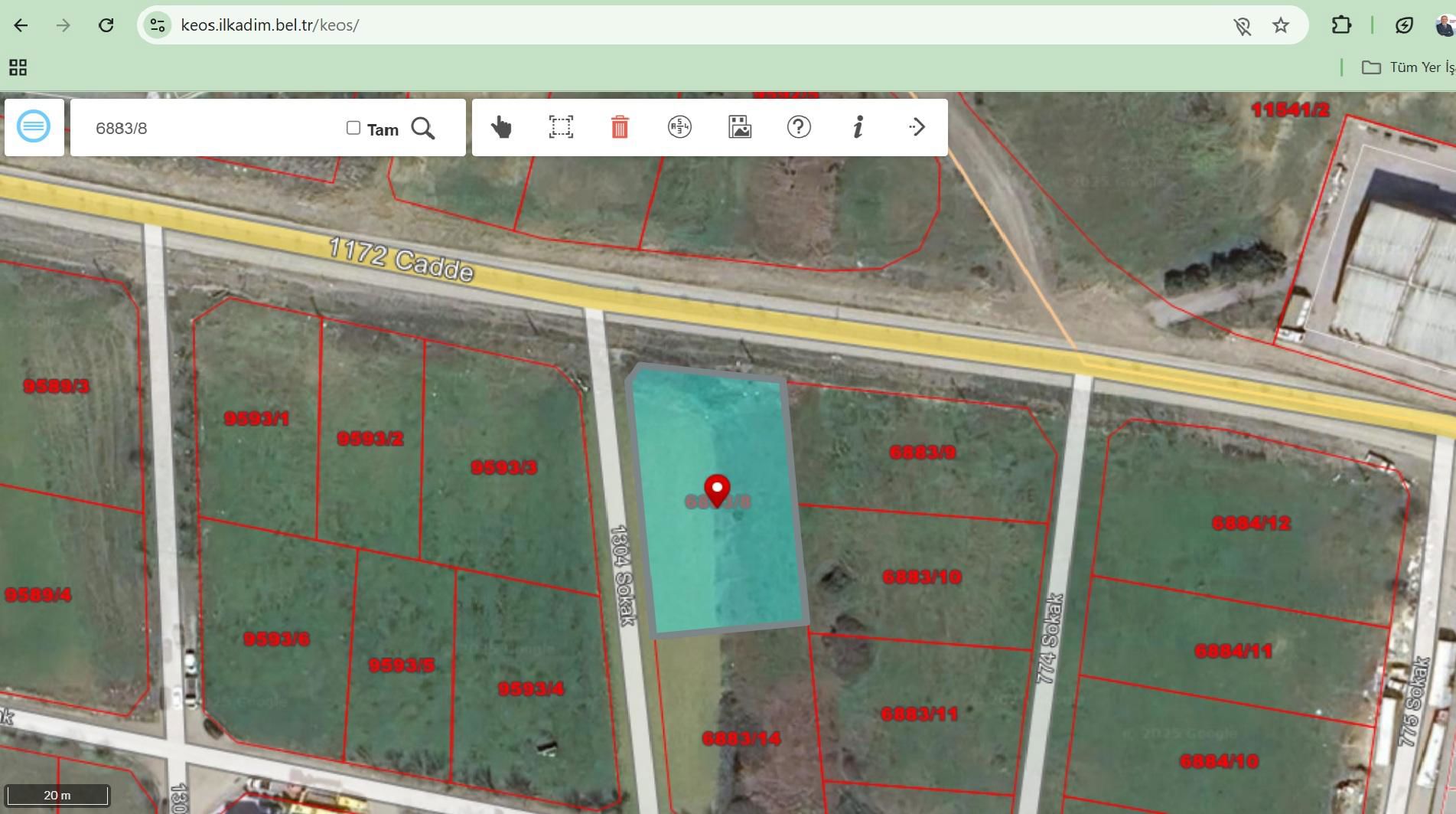 ANKARA YOLUNA 3. PARSEL BULVARA CEPHE TİCARİ İMARLI ARSA