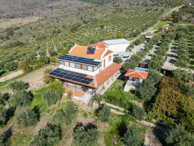 MANISA ÜÇPINAR KÖYÜNDE 70 DÖNÜM ZEYTINLIK VILLA VE TAM TARIM ÇIFTLIK SATILIK