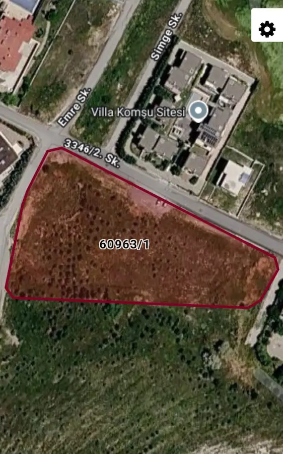 ÇANKAYA ALACAATLI DA SPOR ALANI İMARLI SATILIK BÜYÜK PAY 2543 M2 ARSA HİSSESİ