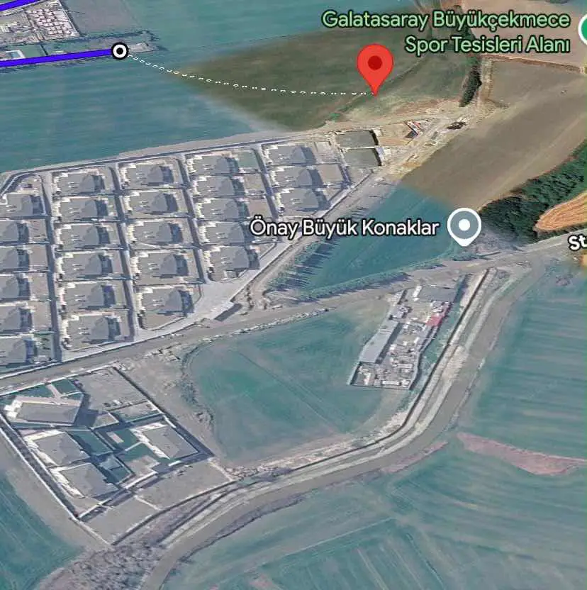 BÜYÜKÇEKMECE ÇAKMAKLI YOLU ÜZERİNDE 5.000 M² İMARLI ARSA