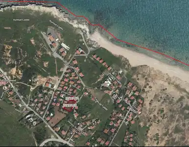 ŞİLE SAHİKÖYDE DENİZE 270 MT MESAFEDE İMARLI SATILIK ARSA