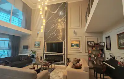 ANKARA’DA NADİR VİLLA KONSEPTLİ 7+1 PENTHOUSE FULL EŞYALI | 5.70 MT GALERİ BOŞLUKLU DUBLEKS DAİRE