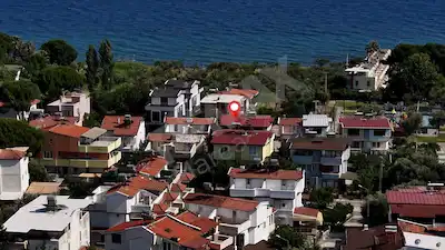 EDREMIT NARLI'DA DENIZ MANZARALI 3+1 TRIPLEX VILLA