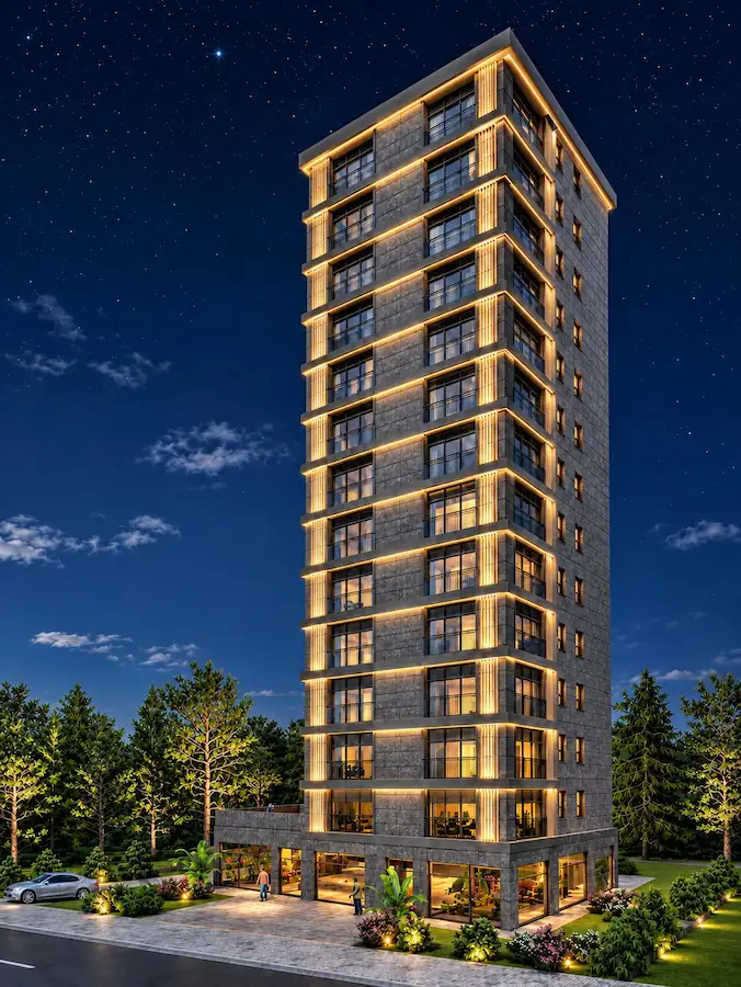 ATATÜRK CADDESİNDE DEVAM EDEN PROJEDE SATILIK LÜX 2+1 DAİRELER