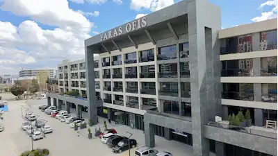 FARAS OFIS'TE CAM BÖLMELI, KAPALI MUTFAKLI, KDV AVANTAJLI 50 M² OFIS