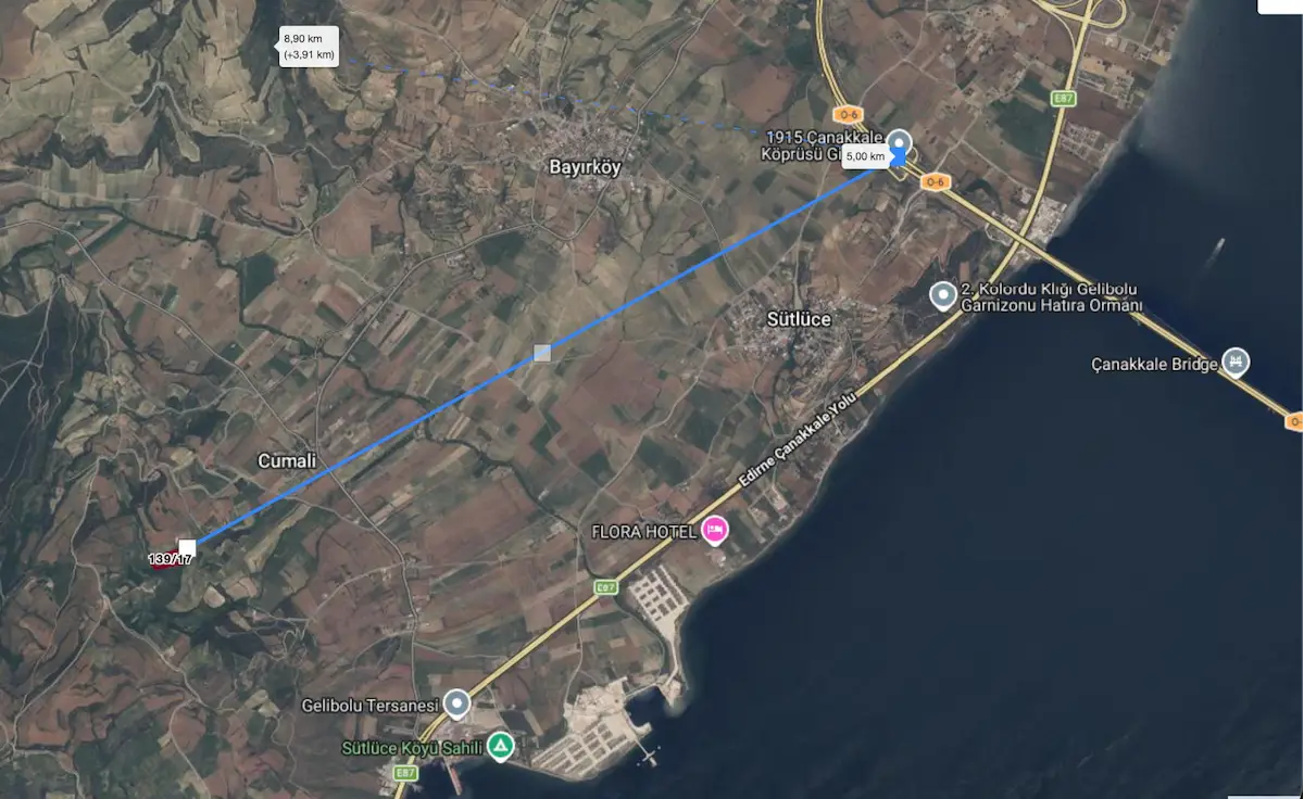 REMAX KAYA' DAN ÇANAKKALE GELİBOLU' DA BOĞAZ MANZARALI YATIRIMLIK ARAZI 2