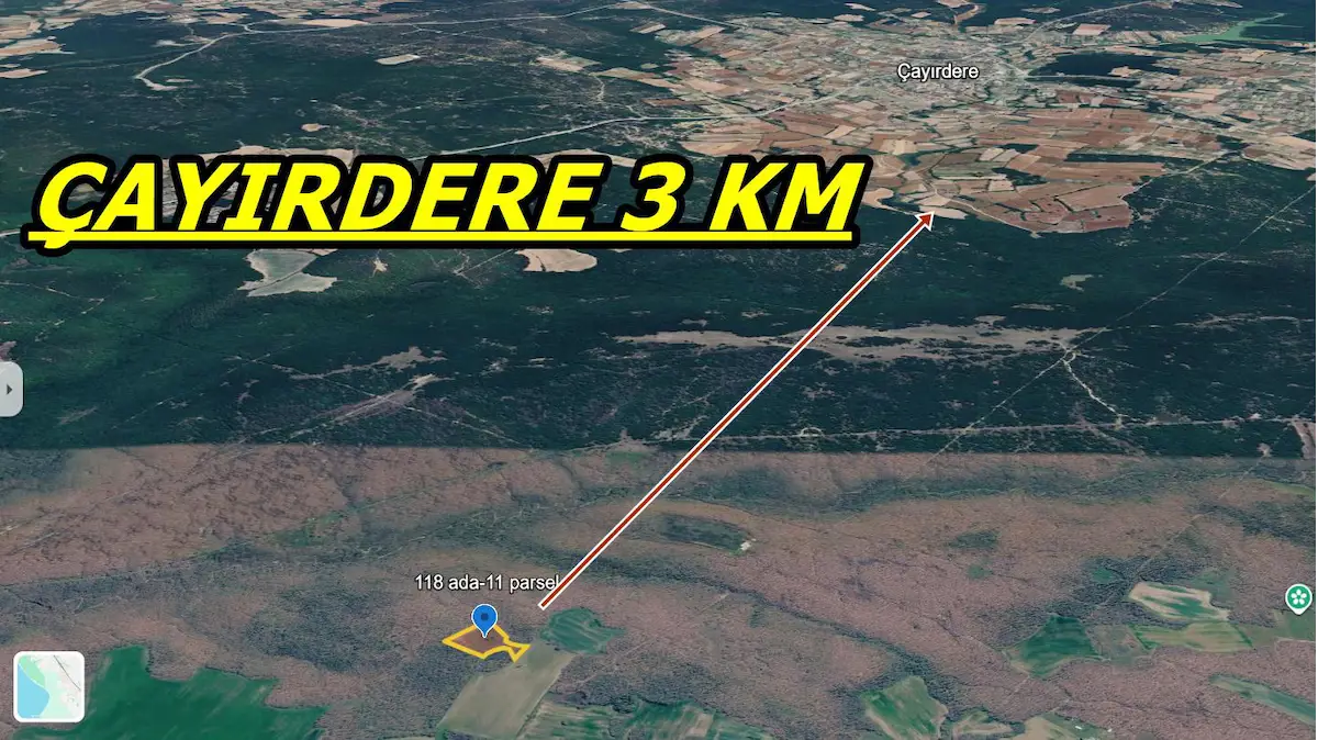 SİLİVRİ ÇAYIRDERE’DE TREN YOLUNA YAKIN SATILIK MÜSTAKİL PARSEL  2