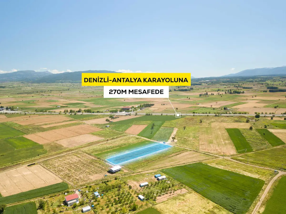 DENİZLİ ACIPAYAM AKALAN SATILIK FIRSAT ARAZİ 