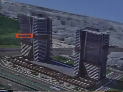 SEYRANTEPE ÇEYSA TWIN TOWERSDA 2+1 120 M² KİRALIKDAİRE (13.KAT)