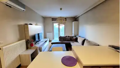 NURAN KARABAŞ GLOW 3 SITESINDE FULL EŞYALI, METROYA YAKIN 1+1