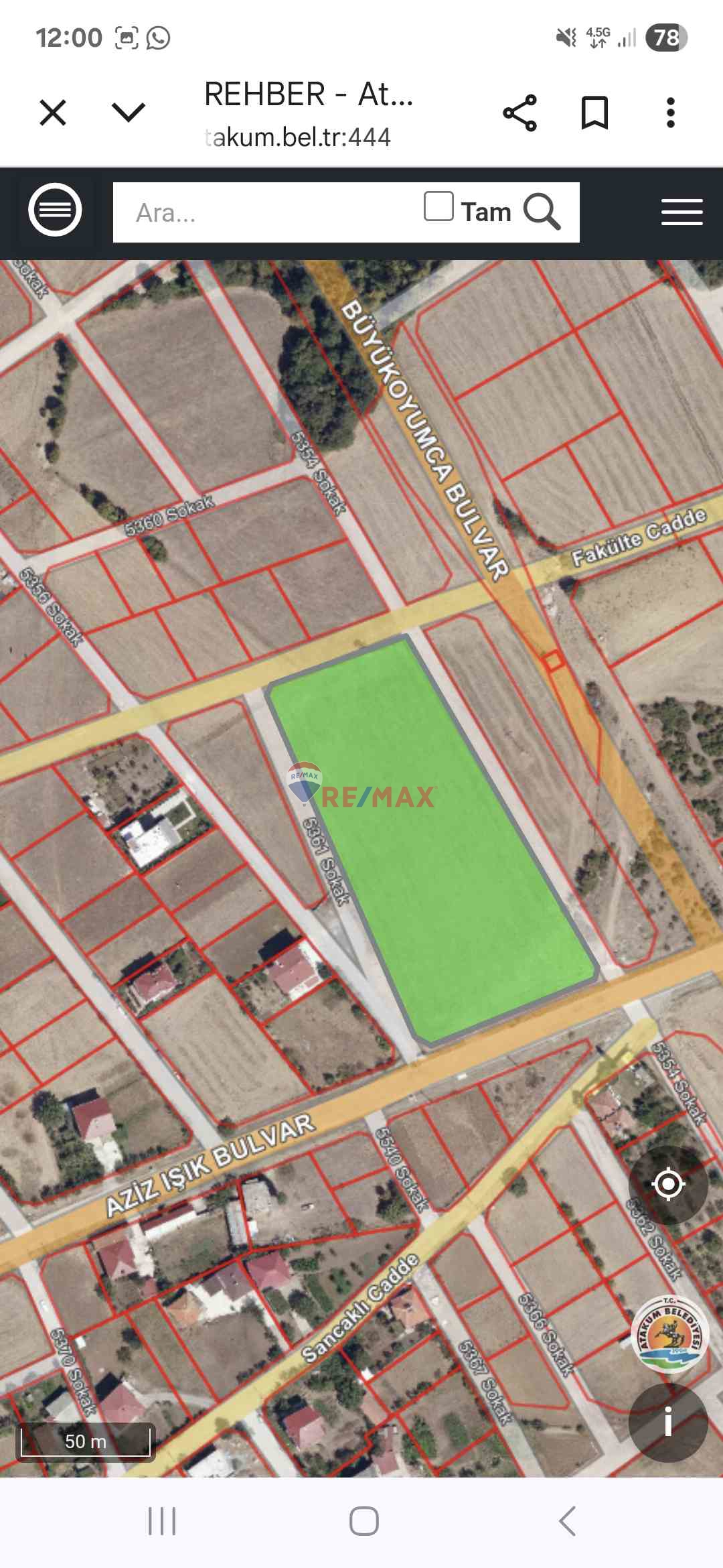 KAT KARŞILIĞI YADA SATILIK BÜYÜKOYUMCA 10197 M2 1.8(6 KAT)