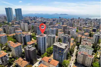 KADIKÖY FENERYOLU'NDA DENİZ MANZARALI SATILIK 6+2 DUBLEKS DAİRE