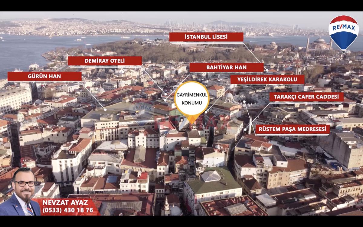 EMINÖNÜ, YEŞILDIREK, AMBARCI HANDA KIRALIK BÜRO & OFIS