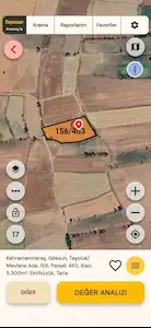 GÖKSUN TAŞOLUK DA YERLEŞİM YERİNE YAKIN SATILIK TEK TAPU TARLA