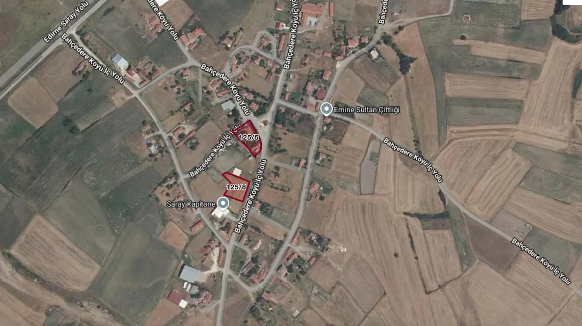 TEKIRDAĞ SARAY BAHÇEDERE'DE PROJESI HAZIR, HEMEN İNŞAATA UYGUN 255M² İMARLI ARSA