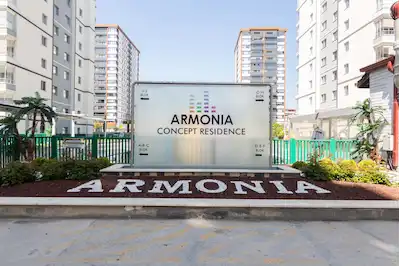 EVİM FİNANS SİSTEMİ SATIŞINA UYGUN AQUPARKLI ARMONIA RESIDENCE'DA 1+1 SATILIK DAIRE