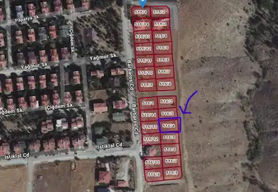 KARŞIYAKA LALAHANDA VİLLA İMARLI SATILIK ARSA | KREDİYE UYGUN