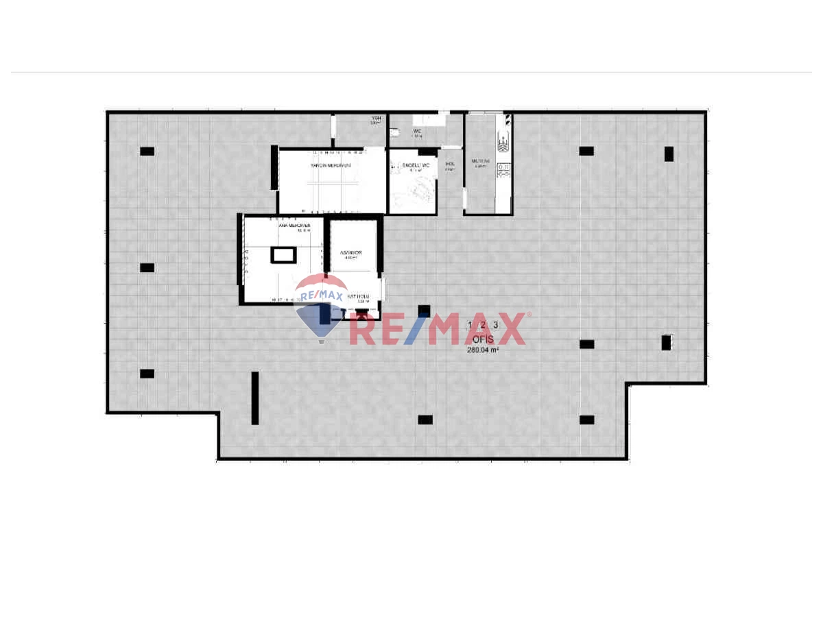 FENERBAHÇE STADI KARŞISI PLAZADA TAM KAT 330 M2 OFİS KATI TEK KAT 