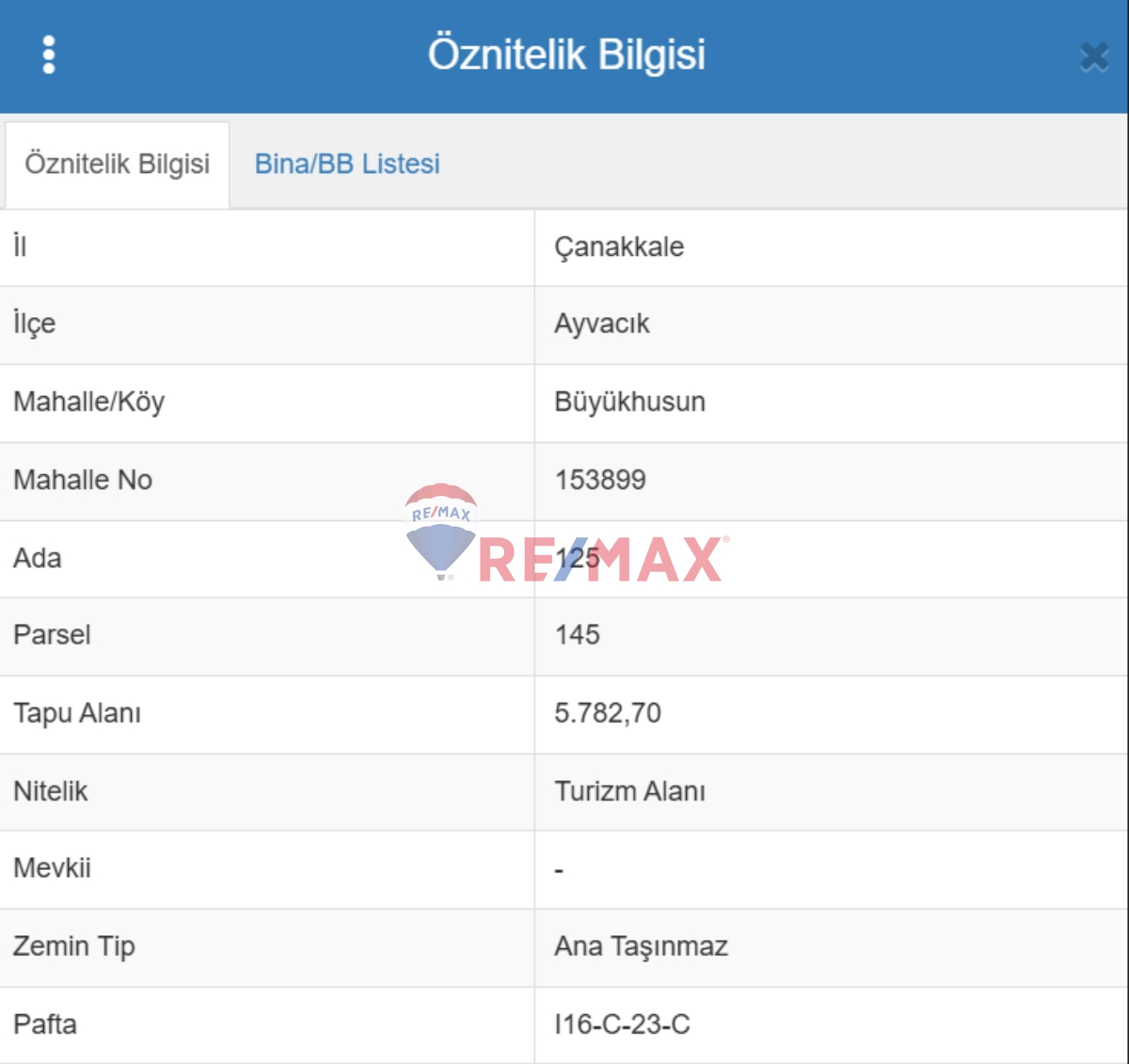 ÇANAKKALE ASSOS TURİZM ALANI DENİZ MANZARALI ARSA
