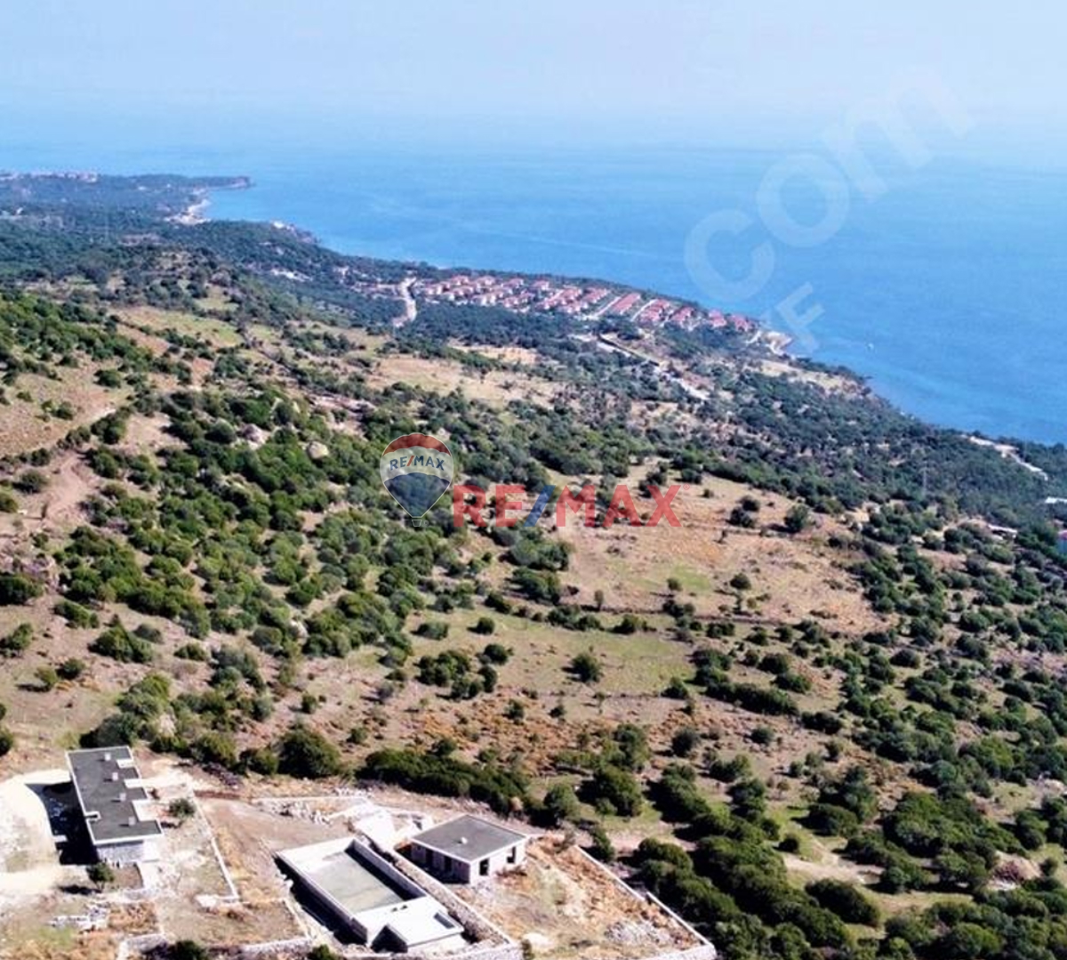 ÇANAKKALE ASSOS TURİZM ALANI DENİZ MANZARALI ARSA