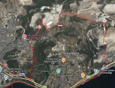 DILOVASI TAVŞANCIL'DA SATILIK DEPO IMARLI ARSA