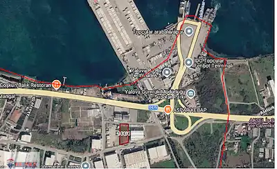 ÇİFTLİKKÖY TAŞKÖPRÜ 4227M2 İMALATHANE-SANAYİ İMARLI SATILIK ARSA