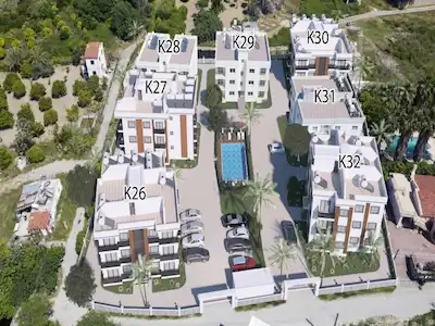 GIRNE LAPTA BÖLGESINDE TAŞINMAYA HAZIR DAIRELER