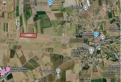 AKYURT, BÜĞDÜZ MAHALLESİ, MUHTEŞEM KONUMDA, TEK TAPU, 27.635 M2